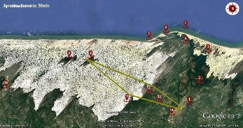 Mapa da Rota 1