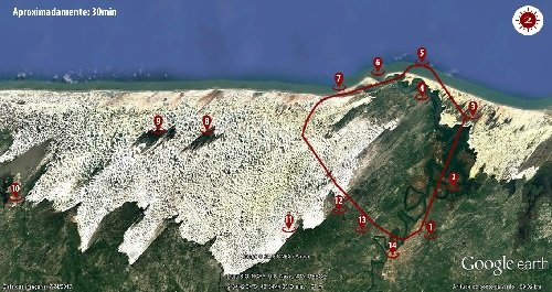 Mapa da Rota 2