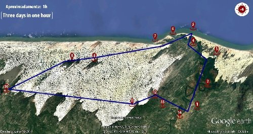 Mapa da Rota 4